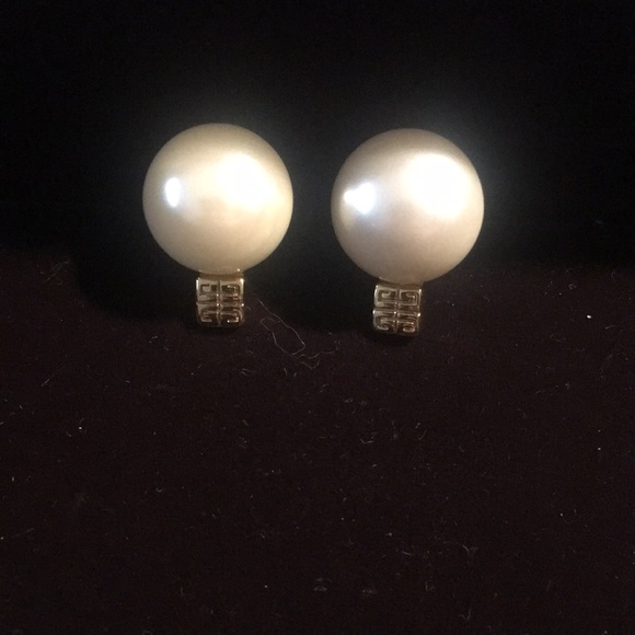 Authentic Vintage Givenchy Pierced Earrings - Picture 1 of 5